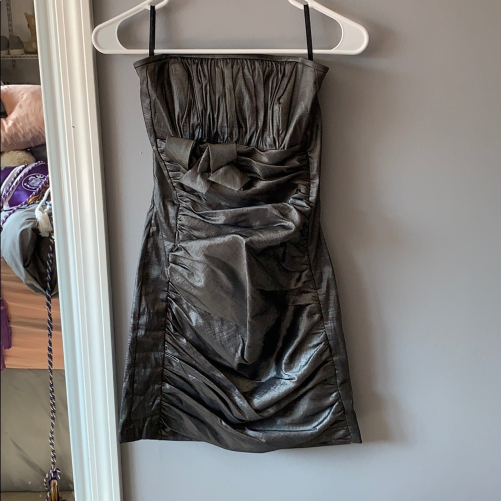 Jessica McClintock Strapless Mini Dress